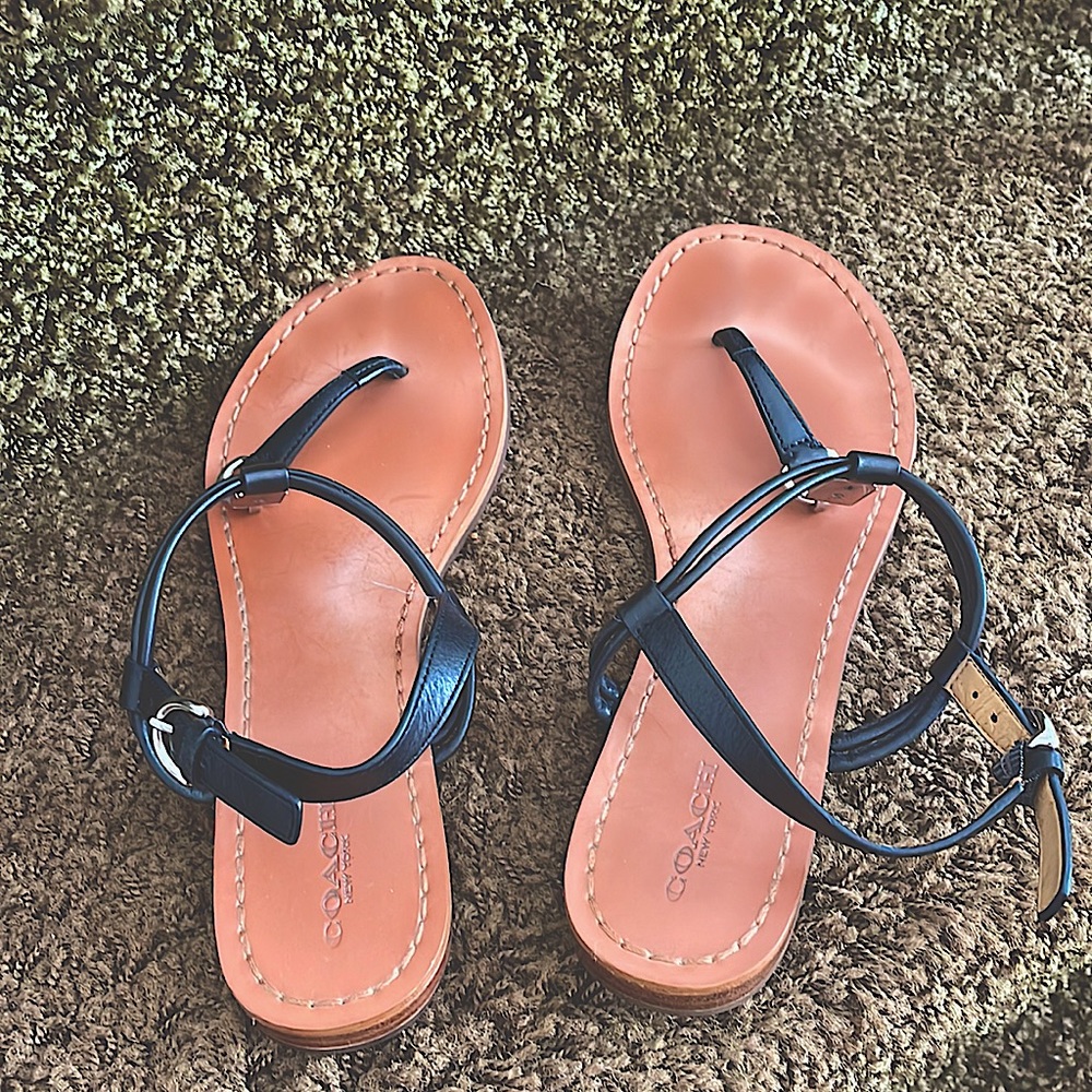 Coach sandals! Size 7.5.